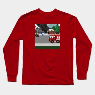 Horace goes Skiing ( Crossing the Road) Long Sleeve T-Shirt